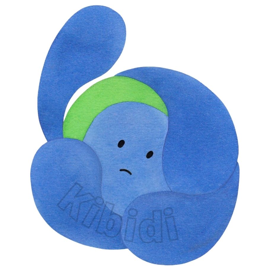 Kibidi émotion bleu