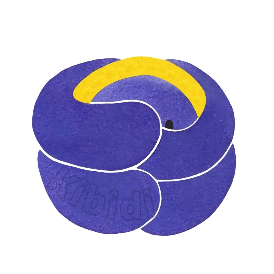 kibidi émotion bleu foncé